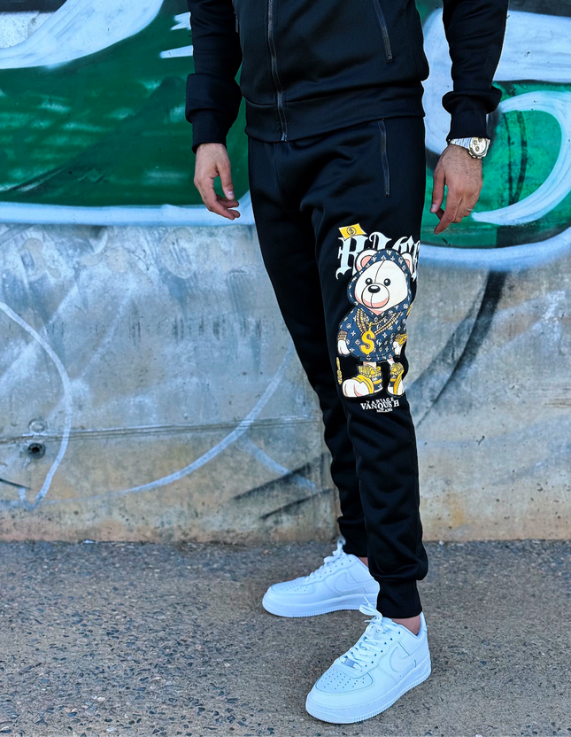 PANTALÓN CHÁNDAL OSO GRIS