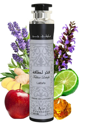 FAKHAR BLACK – LATTAFA – AMBIENTADOR SPRAY PARA HOGAR – 300 ML