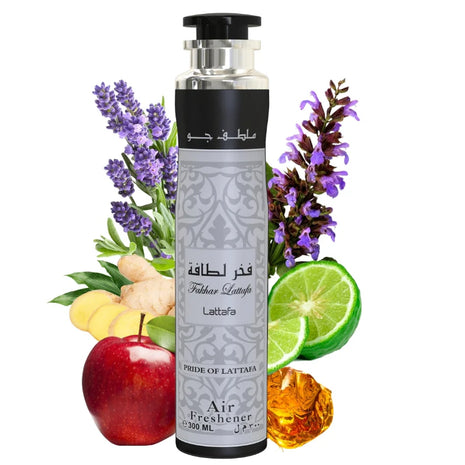 FAKHAR BLACK – LATTAFA – AMBIENTADOR SPRAY PARA HOGAR – 300 ML