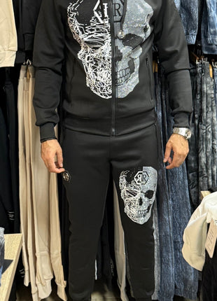 CHÁNDAL BLANCO CON CALAVERA BRILLANTE – ESTILO URBANO Y ELEGANTE