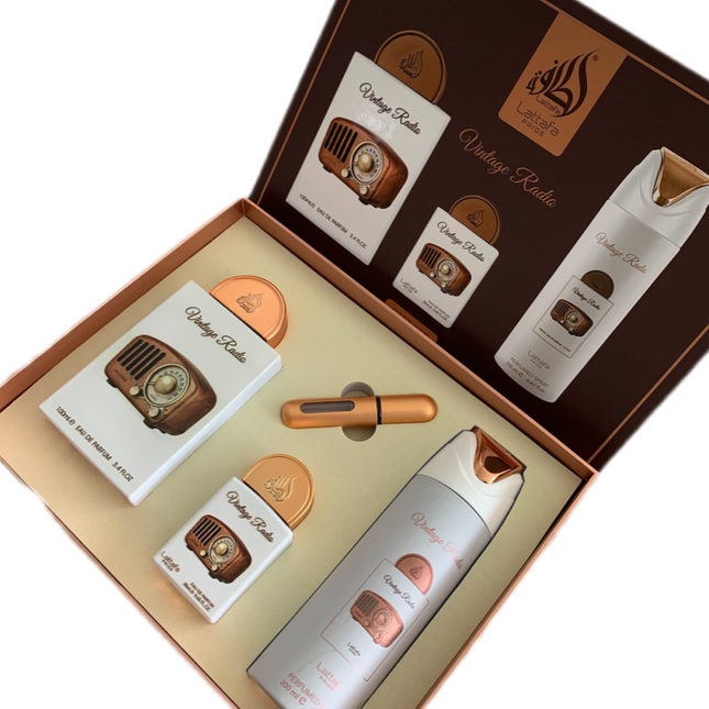 VINTAGE RADIO - PACK REGALO - LATTAFA PRIDE