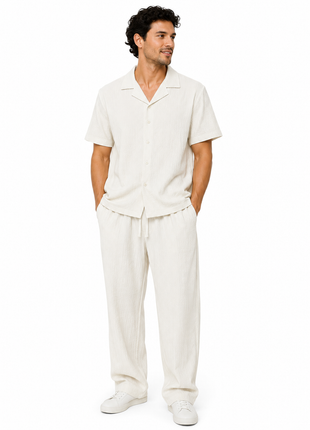 CONJUNTO CAMISA PANTALÓN BLANCO