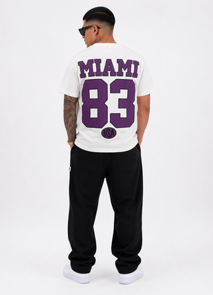 CAMISETA MIAMI OVERSIDE COLOR BLANCO