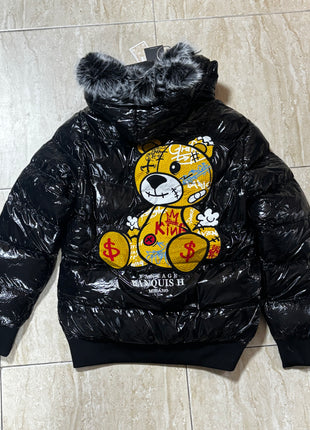 CHAQUETA DE OSO ROSA