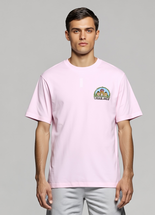 CAMISETA CASA BLANCA ROSA