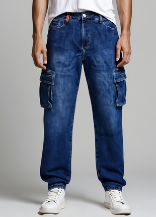 VAQUERO ANCHO JEAN AZUL