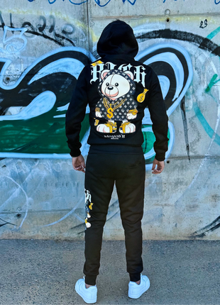 CONJUNTO NEGRO OSITO GRIS