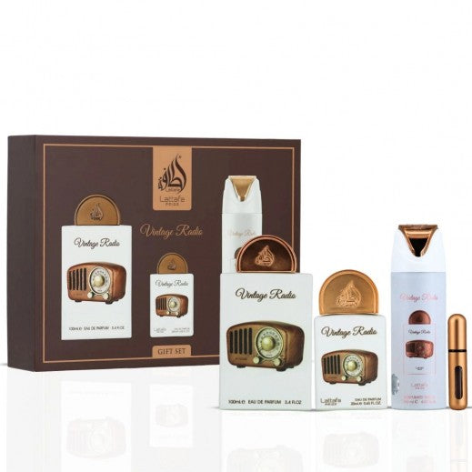VINTAGE RADIO - PACK REGALO - LATTAFA PRIDE