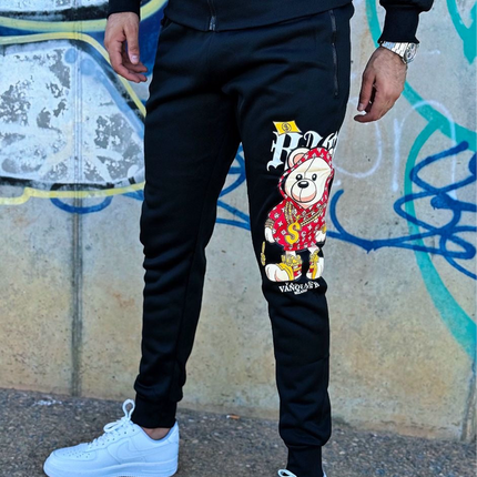 PANTALÓN CHÁNDAL OSO GRIS