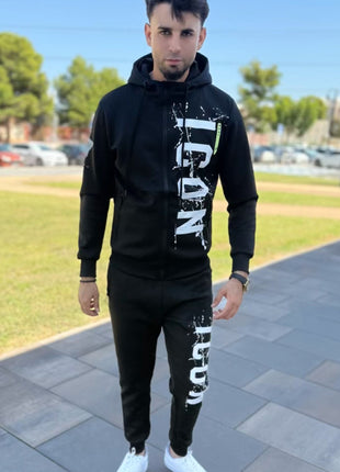 CONJUNTO CHÁNDAL ICON GRIS