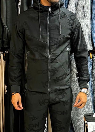 CONJUNTO CHÁNDAL ICON NEGRO