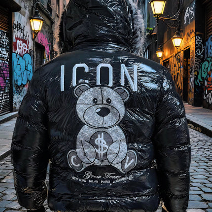 CHAQUETA ICON OSO GRIS