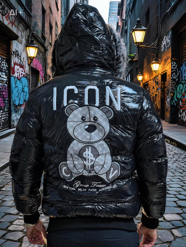 CHAQUETA ICON OSO GRIS