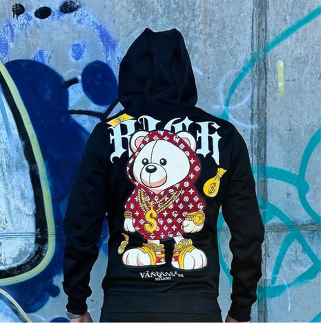 CONJUNTO CHÁNDAL DE OSO ROJO