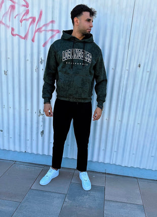 SUDADERA VERDE DE LOS ANGELES