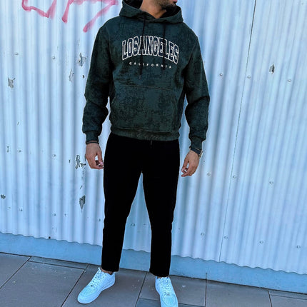 SUDADERA VERDE DE LOS ANGELES