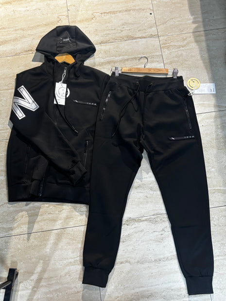 CONJUNTO CHÁNDAL DE ICON PLATEADO