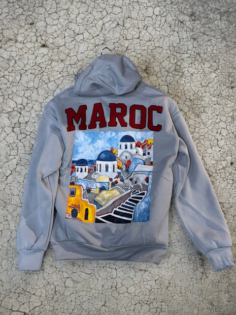 SUDADERA DE MAROC GRIS