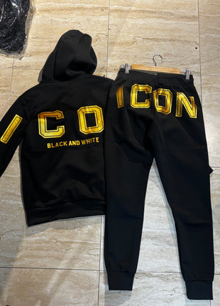 CONJUNTO CHÁNDAL DE ICON DORADO