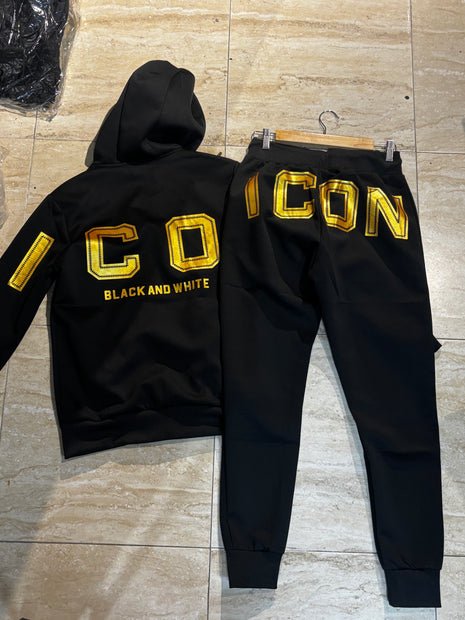 CONJUNTO CHÁNDAL DE ICON PLATEADO