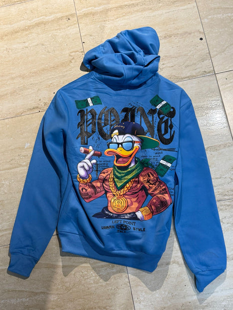 SUDADERA EL PATO URBAN STYLE AZUL
