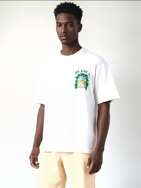 CAMISETA OVERSIDE CASABLANCA BLANCA