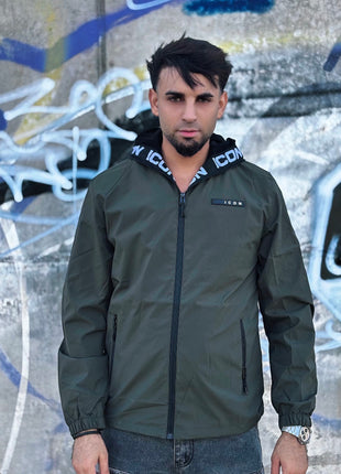 CHAQUETA DE ICON2 NEGRA