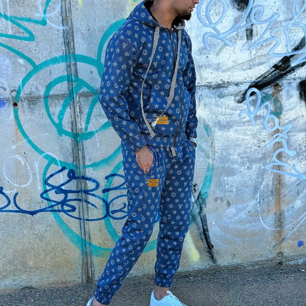 CONJUNTO CHÁNDAL ROSUAL AZUL