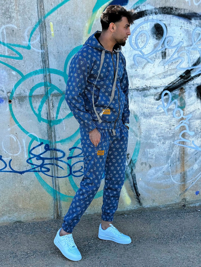 CONJUNTO CHÁNDAL ROSUAL AZUL
