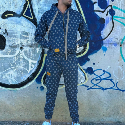 CONJUNTO CHÁNDAL ROSUAL AZUL