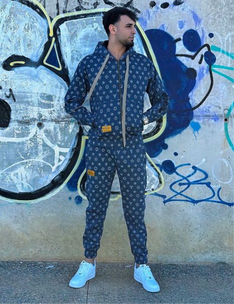 CONJUNTO CHÁNDAL ROSUAL AZUL MARINO