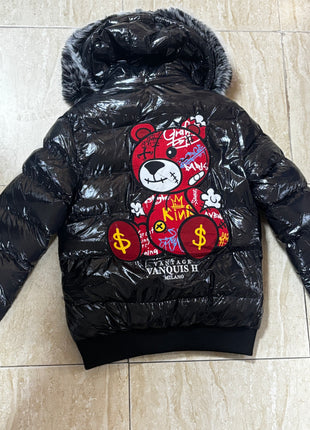 CHAQUETA DE OSO ROSA
