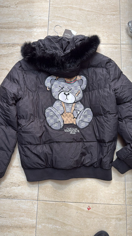CHAQUETA DE OSO GRIS
