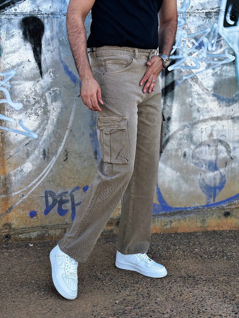 PANTALÓN CARGO MARRÓN