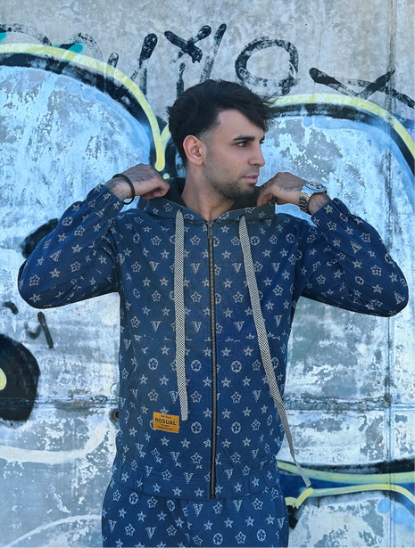 CONJUNTO CHÁNDAL ROSUAL AZUL MARINO