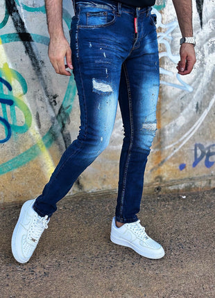 VAQUERO SKINNY AZUL OSCURO