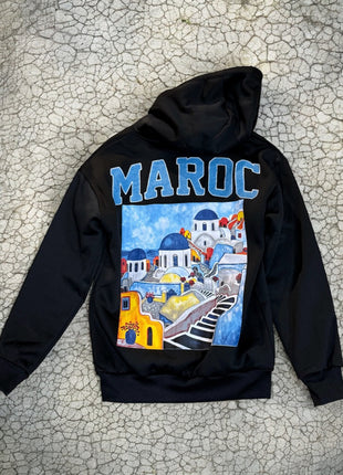 SUDADERA DE MAROC NEGRA