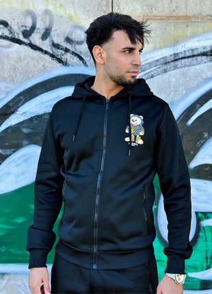 CONJUNTO NEGRO OSITO GRIS