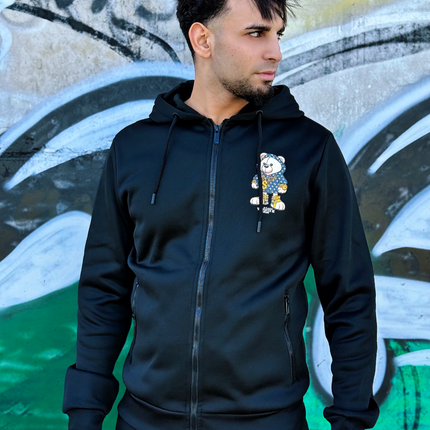 CONJUNTO NEGRO OSITO GRIS