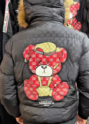 CHAQUETA DE OSO ROJO