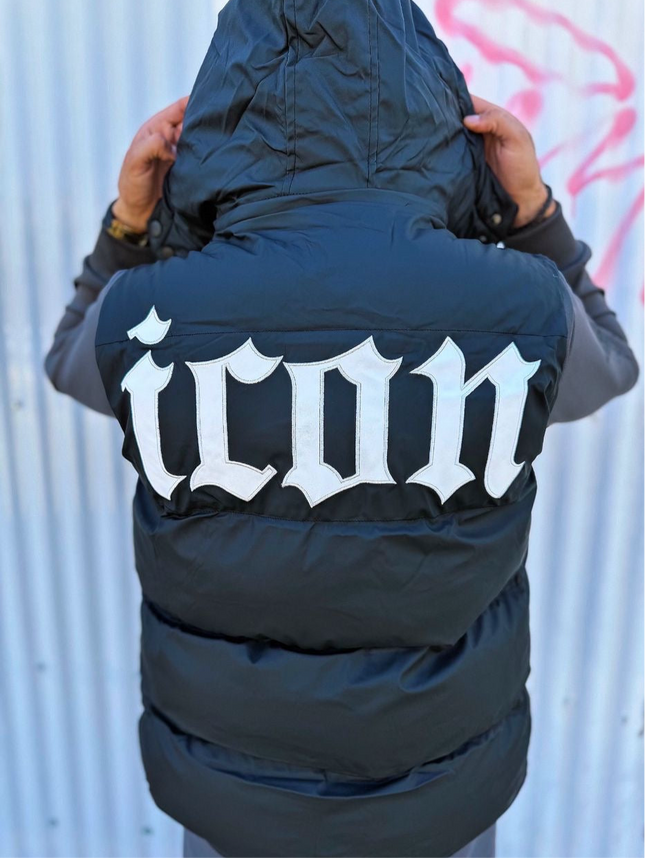 CHALECO NEGRO ACOLCHADO ICON ESTILO URBANO