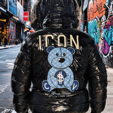 CHAQUETA ICON OSO GRIS