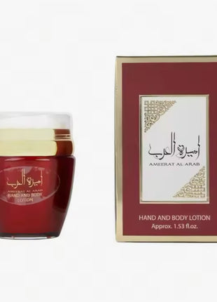 AMEERAT AL ARAB – LATTAFA – LOCIÓN PARA MANOS Y CUERPO – 45 ML