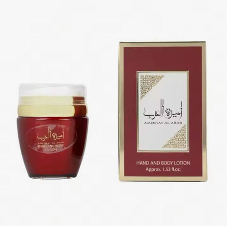 AMEERAT AL ARAB – LATTAFA – LOCIÓN PARA MANOS Y CUERPO – 45 ML