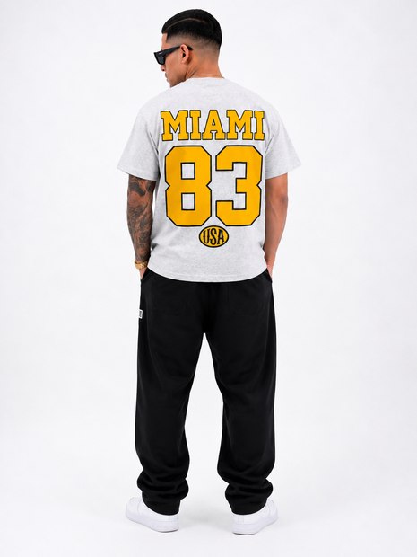 CAMISETA MIAMI OVERSIDE GRIS