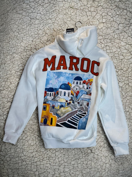 SUDADERA DE MAROC BLANCA