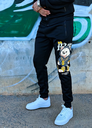 CONJUNTO NEGRO OSITO GRIS