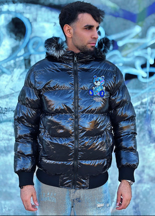 CHAQUETA DE OSO AZUL