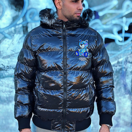 CHAQUETA DE OSO AZUL