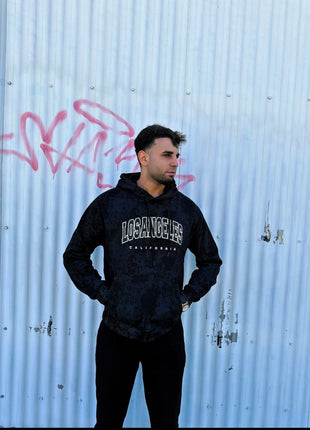 SUDADERA BEIGE DE LOS ANGELES